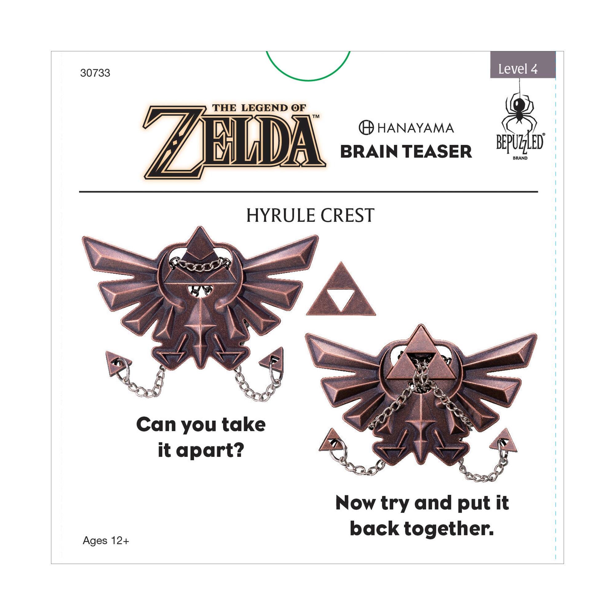 Hanayama Level 4 Cast Puzzle - The Legend of Zelda: Hyrule Crest